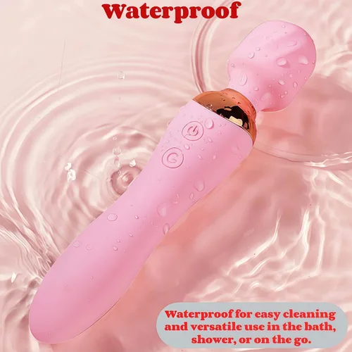 Miniatura 6 de Juguete para adultos para mujeres, seguro para el cuerpo e impermeable, recargable de 10 velocidades, vibración silenciosa para relajación de cuerpo