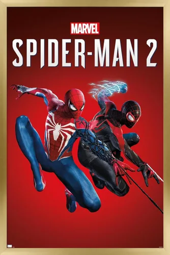 Miniatura 11 de Marvel's Spider-Man 2 - Póster de pared de arte clave, 34 pulgadas de largo x 22.4 pulgadas de ancho, versión premium sin marco