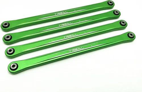 Miniatura 5 de Treal Aluminio 7075 Barras de enlace inferior (4) Set para Losi LMT (negro)