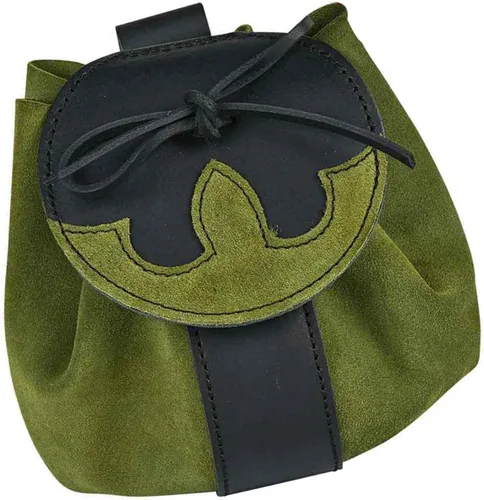 Riñonera renacentista, medieval, de gamuza, para hombres y mujeres, retro, para cinturón de joyería, para fotos occidentales, cosplay, vacaciones,