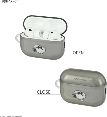 Miniatura 3 de Gourmandies Peanuts Snoopy AirPods Pro 3 - Funda suave compatible con Joe Cool SNGG-205B