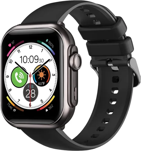 Relojes inteligentes para hombres y mujeres: 1.85 "Smartwatch con 30 días+duración de la batería hace/respuesta llamada llamada sueño ritmo cardíaco
