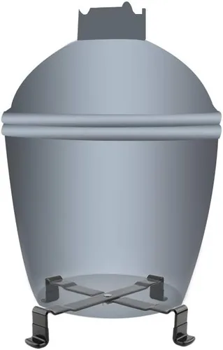 Miniatura 4 de Soporte de parrilla para nido grande de huevo verde, accesorios para huevos verdes grandes, soporte para mesa de Kamado (L-para grande BGE)