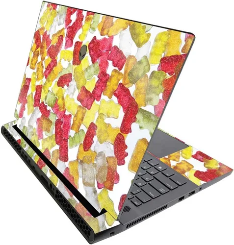 Miniatura 307 de MightySkins - Skin brillante con purpurina para Alienware M17 R3 (2020) y M17 R4 (2021) - Diversión de los años 90 Acabado duradero con purpurina