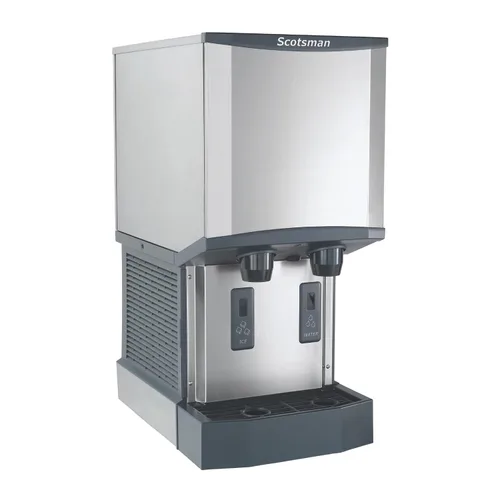 Scotsman Fabricador de hielo en pepitas comercial, dispensador de hielo y agua con almacenamiento (HID312A-1) 260 libras por día