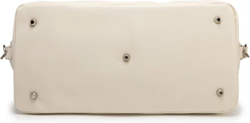 Miniatura 5 de Kinmac Bolsa de viaje de viaje, bolsa de mano para deportes de fin de semana para el gimnasio (beige)