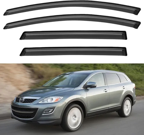 Miniatura 149 de YQAUTEC Viseras de Ventana Protectores de Lluvia para Honda Civic 2022 2023 2024 2025 2026, Deflectores de Viento de Ventilación de Ventana Fuera