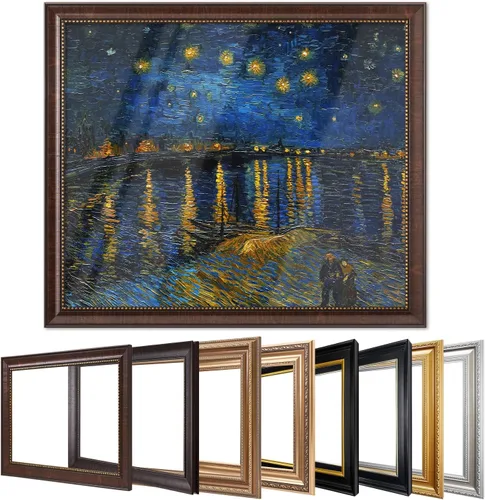 Miniatura 63 de DECORARTS - Serie de pinturas enmarcadas de Vincent Van Gogh (favoritos) – impresión giclée de arte en lienzo.