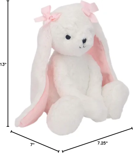 Miniatura 6 de Bedtime Originals - Conejo de peluche Blossom de narcisos, juguete de animal de peluche - Copo de nieve