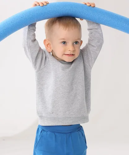 Miniatura 3 de Paquete de 2 sudaderas de algodón con cuello redondo para niños pequeños, camisetas de manga larga para bebé