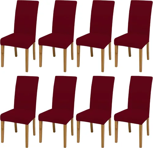 Miniatura 30 de BIETYONE - Fundas para sillas de comedor, juego de 2 fundas para sillas de comedor o cocina, lavables, protectoras, para sillas Parsons