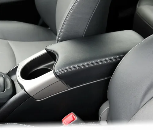 Miniatura 7 de Accesorios interiores personalizados para E-PACE EPACE 2018 2019 2020 2021 2022 2023 piel sintética para consola central reposabrazos cubierta