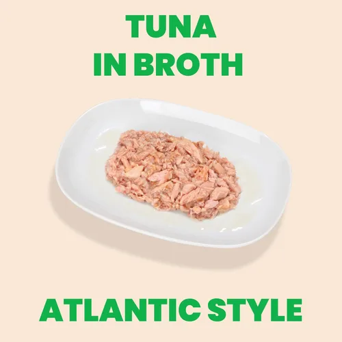 Miniatura 2 de almo nature HQS - Comida húmeda natural para gatos, atún en caldo estilo atlántico, sin granos, 5.29 onzas (paquete de 24)
