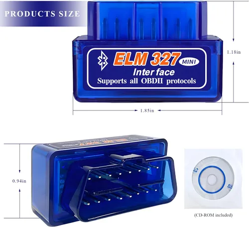 Miniatura 2 de ELM327 OBDⅡ Escáner de diagnóstico automático para coche, herramienta de escaneo Bluetooth automático profesional lector de código de falla