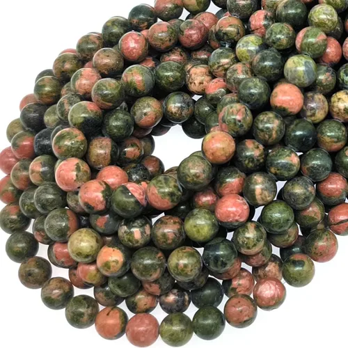 Miniatura 19 de Cuentas de ágata de pavo real natural de 0.236 in, cuentas redondas lisas de materiales de bricolaje, pulsera, collar, aretes, fabricación de joyas