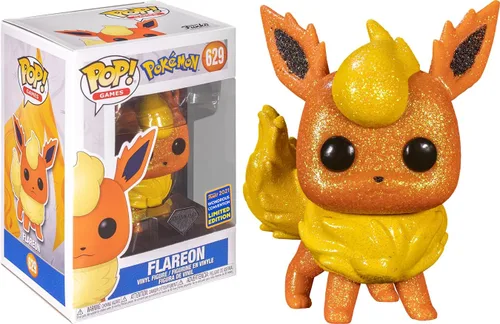 Miniatura 2 de Pokemon: Flareon (Diamond Glitter) - Figura de vinilo Pop!