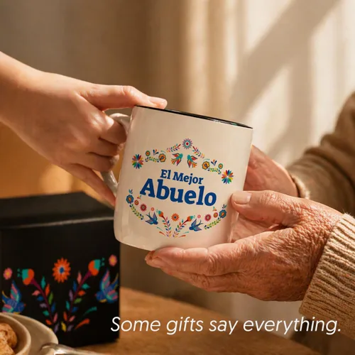 Miniatura 3 de Triple Gifffted Taza de café del mejor abuelo del mundo, El Mejor Abuelo Ideas de regalos en español para Navidad, Día del Padre, Navidad