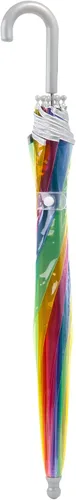 Miniatura 5 de totes Paraguas de burbujas transparente para niños con mango de fácil agarre, Arco iris, Moderno