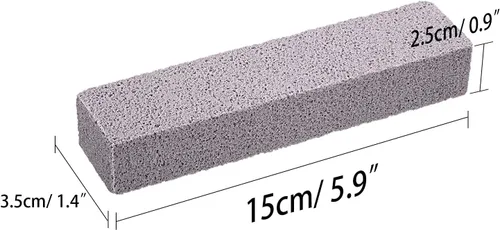 Miniatura 2 de Chengu 60 piezas de piedra pómez para limpiar, limpiador de inodoros de piedra pómez, barritas de piedra pómez a granel para piscina, anillos