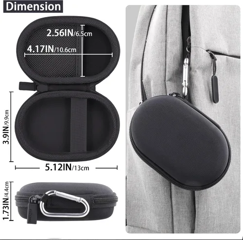 Miniatura 7 de co2CREA Funda rígida de repuesto para Logitech Pebble M350 / M350s / M355 / i345 / i345 ratón inalámbrico Bluetooth