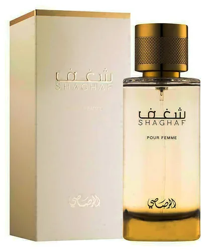 RASASI Al Shaghaf Pour Femme - Eau de Parfum 100ML (3.4 oz) – Perfume árabe de primera calidad para mujeres, un perfume cautivador para mujer de