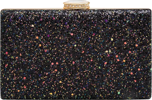 Miniatura 11 de CARIEDO Bolso de Mano Tipo Clutch con Lentejuelas para Mujer, Elegante Bolso de Noche con Purpurina Brillante, Cartera de Noche Llamativa