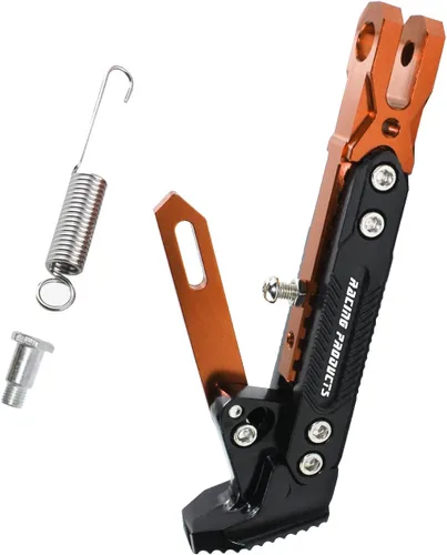 Miniatura 8 de Soporte de patas de motocicleta universal ajustable modificado CNC de aleación de aluminio, soporte de trípode ajustable, soporte lateral