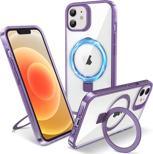 Miniatura 10 de Funda magnética para iPhone Air – [Soporte invisible integrado] [Compatible con MagSafe] [Protección contra caídas de grado militar] Cubierta