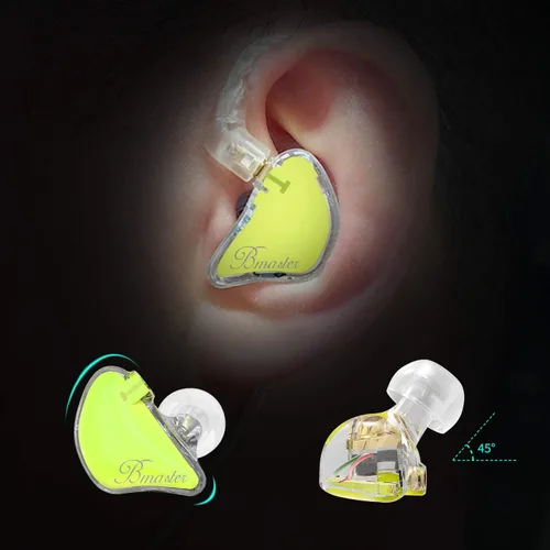 Miniatura 2 de BASN Bmaster - Auriculares intraurales con aislamiento de ruido, monitor de 1BA+2DD con armadura equilibrada híbrida de dos controladores IEM