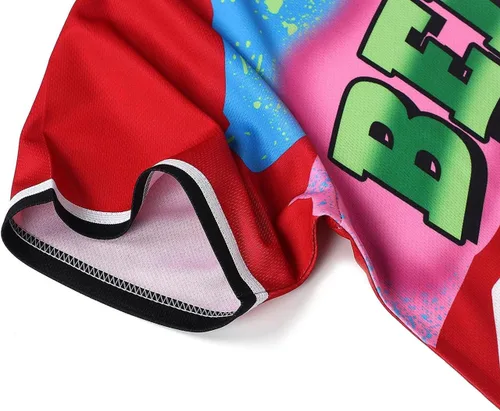 Miniatura 17 de Ropa de los años 90 para mujer, traje unisex de hip hop para fiesta, camiseta de béisbol Bel Air, camisa de manga corta con botones