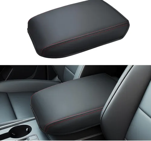Miniatura 11 de INTGET Funda para consola central Volkswagen/VW Atlas 2025 2024, funda de cojín para reposabrazos, cubierta de consola central, protector de tapa