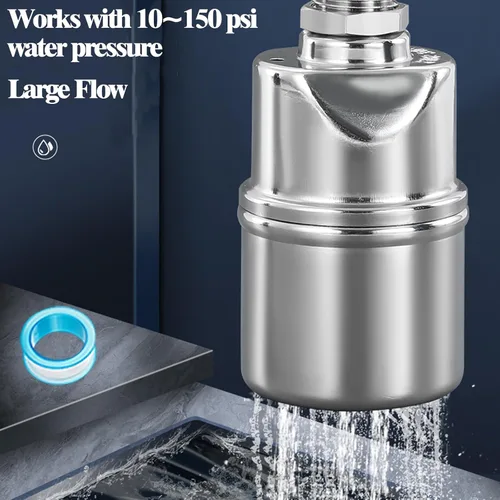 Miniatura 3 de 1/2" válvula automática de control de nivel de agua válvula de flotador de bola mini válvula de flotador de acero inoxidable 304 válvula de flotador