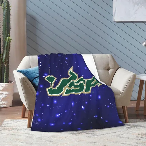 Miniatura 6 de Ytulhtp Vector USF Bulls Logo Manta de forro polar, manta de franela de microfibra muy suave para sofá cálida y acogedora para todas las estaciones