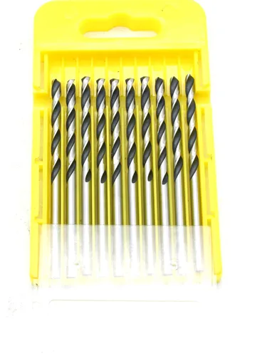 Miniatura 2 de TMAX Juego de 10 brocas Jobber de cobalto de 1/8 pulgadas, M35 de acero de alta velocidad de longitud para metal endurecido, acero inoxidable