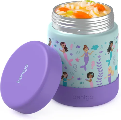 Miniatura 15 de Bentgo Kids Tarro de Comida de Acero Inoxidable - Contenedor de Alimentos Calientes o Fríos de 11oz a Prueba de Fugas con Doble Aislamiento