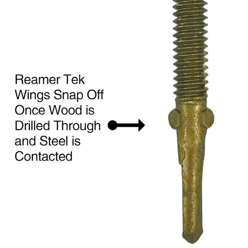 Miniatura 5 de Tornillo Tek Torx/Star/Star Head Autoperforante de madera a metal #14x2-3/4 (100 Pca), tornillos Tek para plataformas planas, remolques o fijación