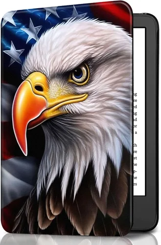 Miniatura 23 de Funda para Kindle básico de 6 pulgadas (11.ª generación), múltiples ángulos, piel sintética, delgada, con función de encendido y apagado automático