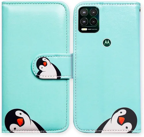 Miniatura 18 de Bcov Funda para Moto G Stylus 5G (no compatible con G Stylus 4G), funda de cuero con tapa y ranura para tarjetas y soporte para Motorola Moto G