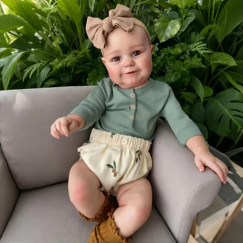 Miniatura 2 de iCradle Reborn - Muñeca de bebé realista hecha a mano de silicona suave de 24 pulgadas, muñecas de bebé recién nacidas que parecen bebés recién