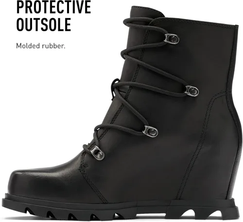 Miniatura 4 de SOREL Joan of Arctic Wedge III - Botas de cuña de gamuza impermeables para mujer