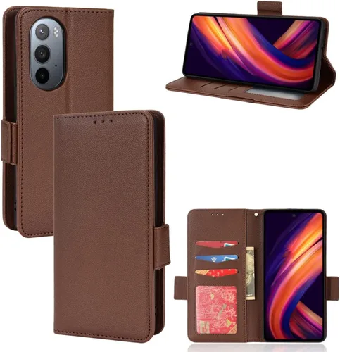 Miniatura 96 de Funda de piel sintética compatible con Motorola Moto E22 4G, funda de piel sintética compatible con Motorola Moto E22i 4G, color negro