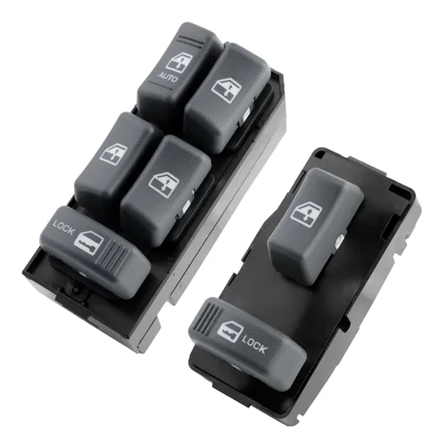 Miniatura 8 de Interruptor maestro de ventanas con control de espejo del lado del conductor y del pasajero de 2 puertas, compatible con Chevy GMC C1500 C2500 C3500