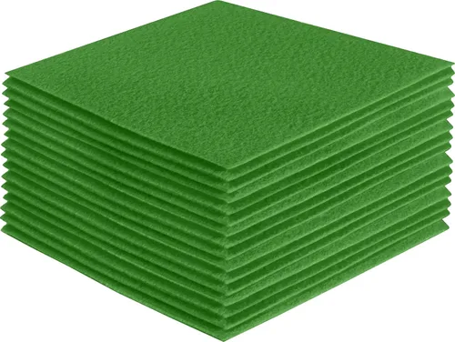 Miniatura 244 de FabricLA Hojas de fieltro acrílico para manualidades, cuadrados de fieltro precortados suaves de 4 x 4 pulgadas (3.9 in x 3.9 in), utiliza hojas