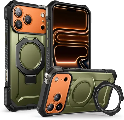Miniatura 14 de SUPCASE Funda para iPhone 17 Pro Max con Soporte (Unicorn Beetle Grip), [Cubierta de Control de Cámara] [Compatible con MagSafe]