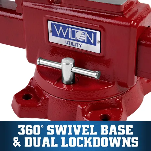 Miniatura 2 de Morsa de banco de utilidad Wilton, ancho de mandíbula de 4-1/2", abertura de mandíbula de 4", garganta de 2-5/8" (Modelo 674U)