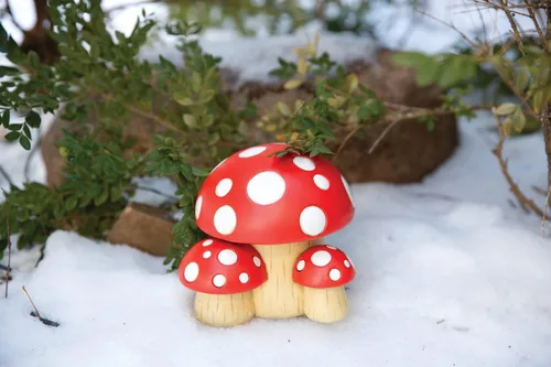 Miniatura 3 de Ocultador de hongos para exteriores, resistente a la intemperie, soporte de repuesto secreto para uso en patio y jardín, decoración decorativa