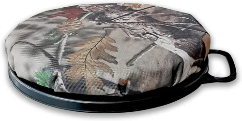 AUSCAMOTEK Cojín con tapa giratoria para cubo de 5 galones para caza, pesca y jardinería