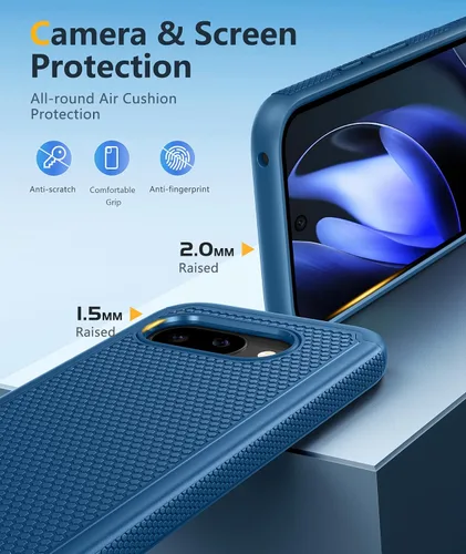 Miniatura 288 de FNTCASE Funda para iPhone 17 Pro: Fundas delgadas translúcidas de color azul claro compatibles con MagSafe, protección completa de la cámara