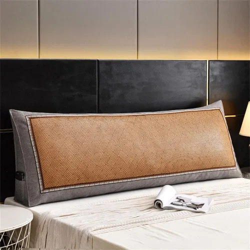 Miniatura 9 de Almohada triangular para cabecero, cojín triangular suave, almohada de lectura, respaldo grande, soporte de posicionamiento, almohada de cuña