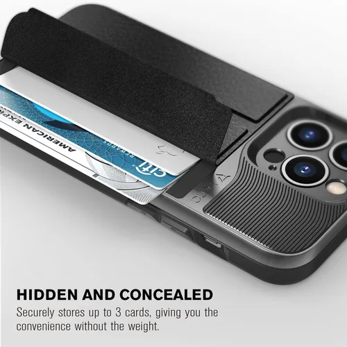 Miniatura 3 de VENA Funda tipo cartera compatible con Apple iPhone 13 Pro Max (6.7 pulgadas), vCommute (protección contra caídas de grado militar) Funda de piel